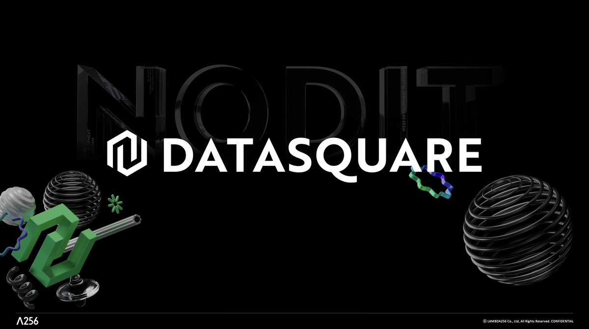 Datasquare - Nodit’s Comprehensive indexed Blockchain Data Now Open and Accessible to All