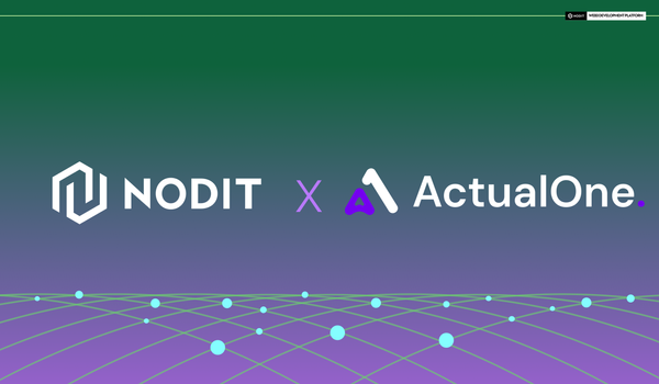 Nodit Partners with Actual One, the largest Indian developer community