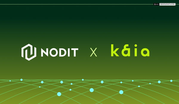 Nodit Partners with KAIA to Enhance Its Ecosystem Through KAIA Integration