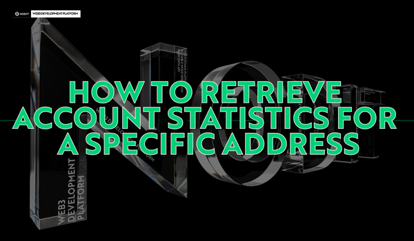 How to Retrieve Account Statistics for a Specific Address